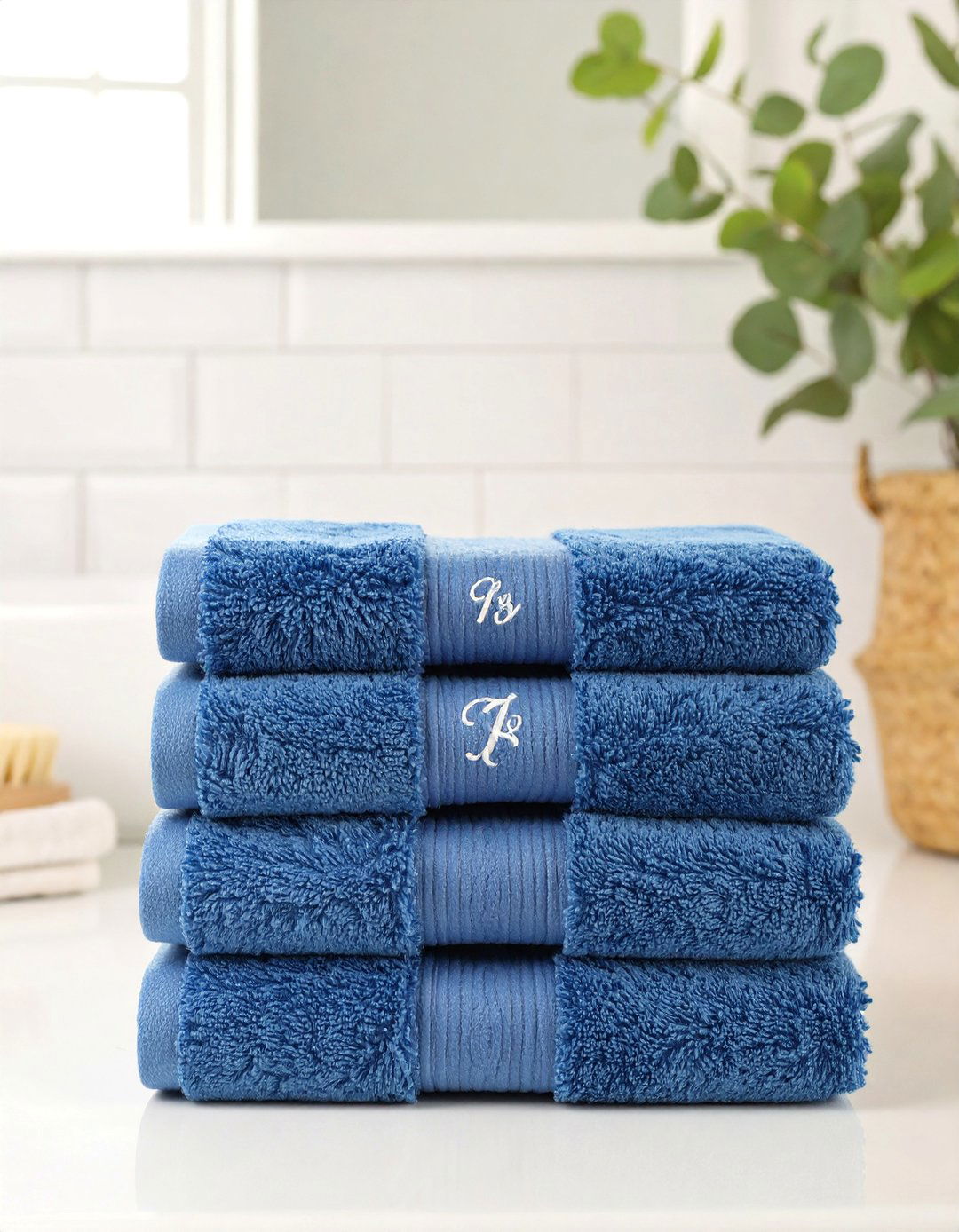 Monogrammed and Personalized Towels - 30 teen girl bathroom ideas