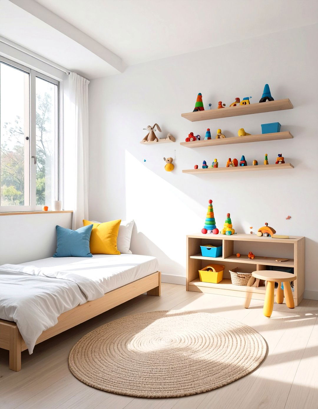 Montessori Inspired Toddler Girl Bedroom - 30 toddler girl bedroom ideas