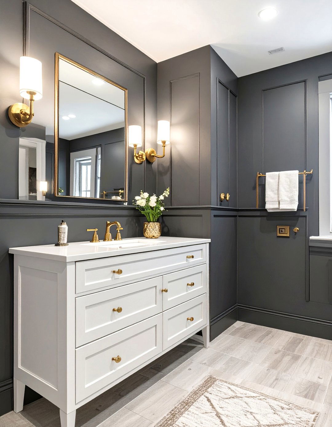 30 Stunning Bathroom Wall Color Ideas to Try This Year - We Love Home Blog