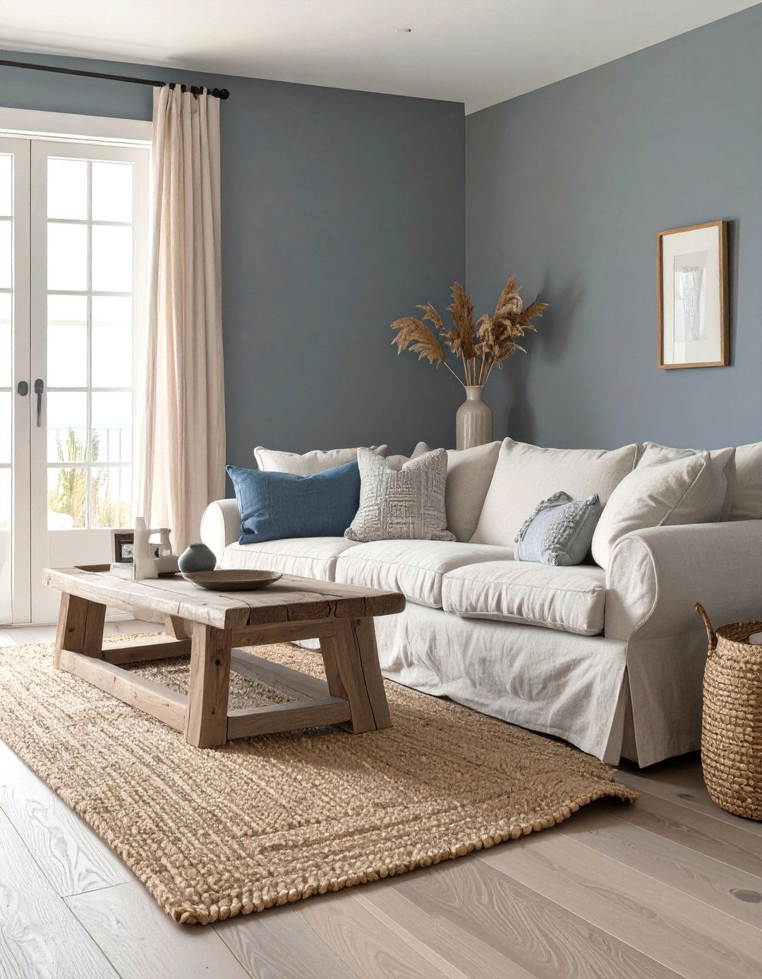 Moody Coastal Living Room - 30 moody living room ideas