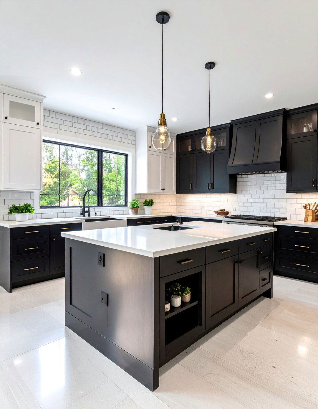 Moody Dark Grout Kitchen - 30 kitchen backsplash tile ideas