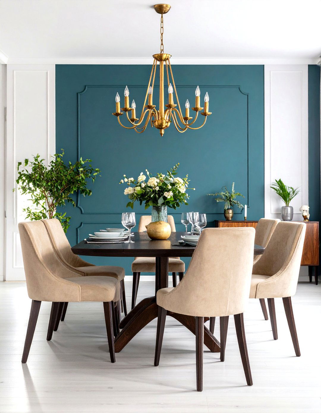 Moody Deep Teal Paint Color - 30 paint color ideas