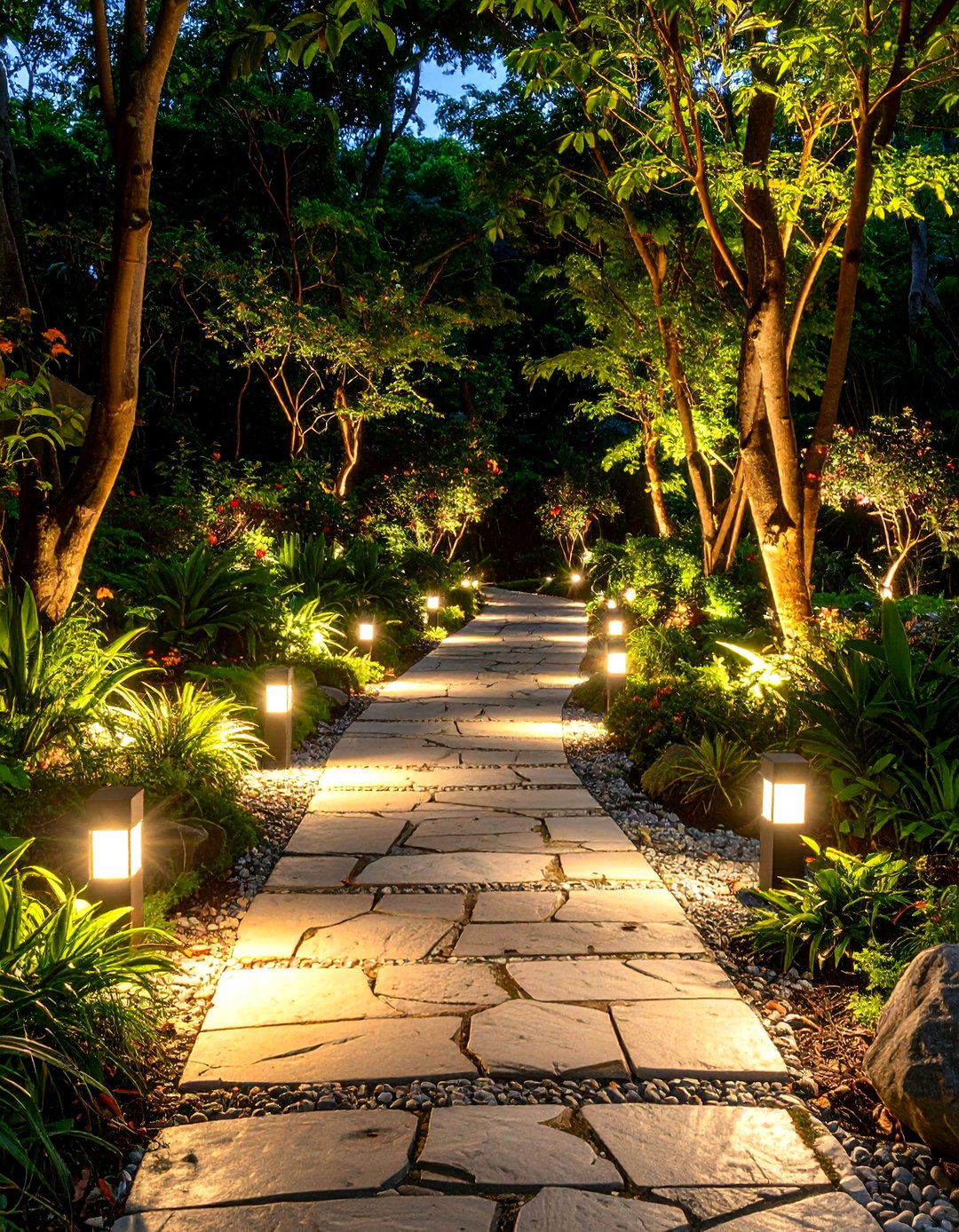 30 Modern Landscape Lighting Design Ideas for Nights - We Love Home Blog