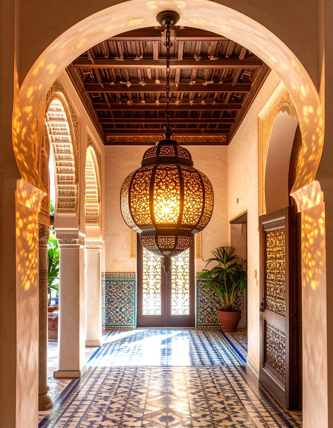 Moorish Inspired Lanterns - 30 spanish style interior design ideas