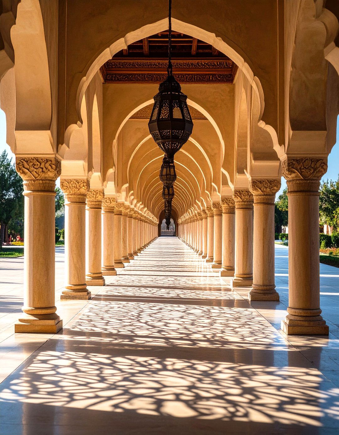 Moroccan Inspired Pier Mounts - 30 front yard lighting ideas