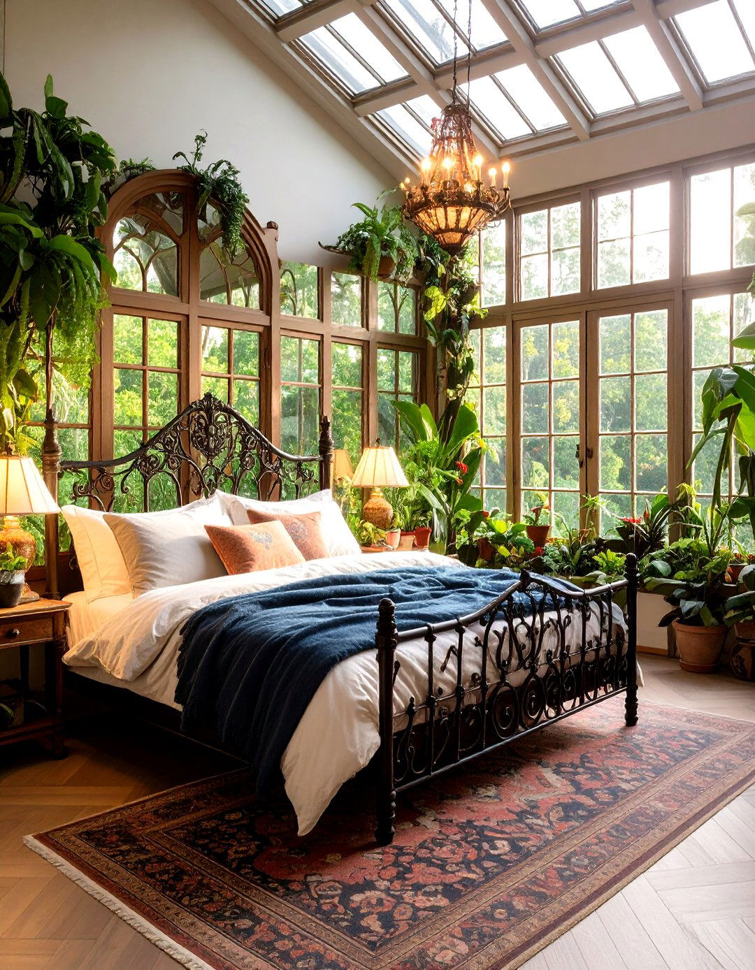Morticias Greenhouse Bedroom - 30 gothic bedroom ideas