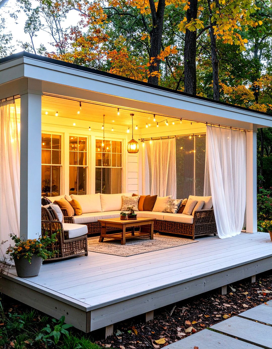 Mosquito Netting Patio Curtains - 30 patio curtain ideas