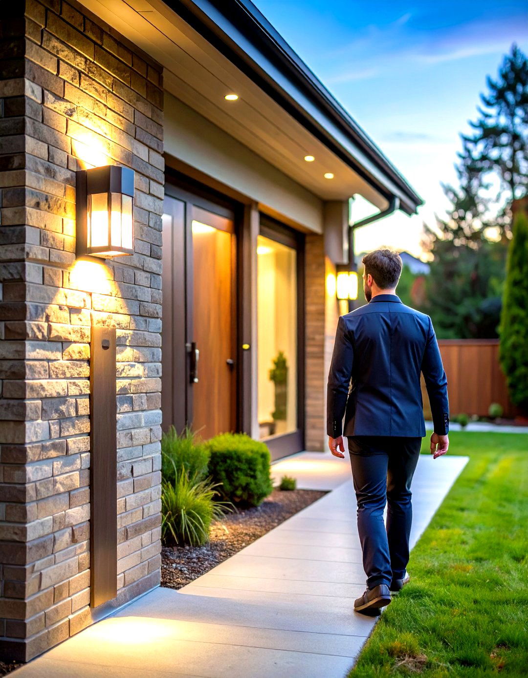 Motion Activated Security Wall Lights - 30 outdoor wall lighting ideas
