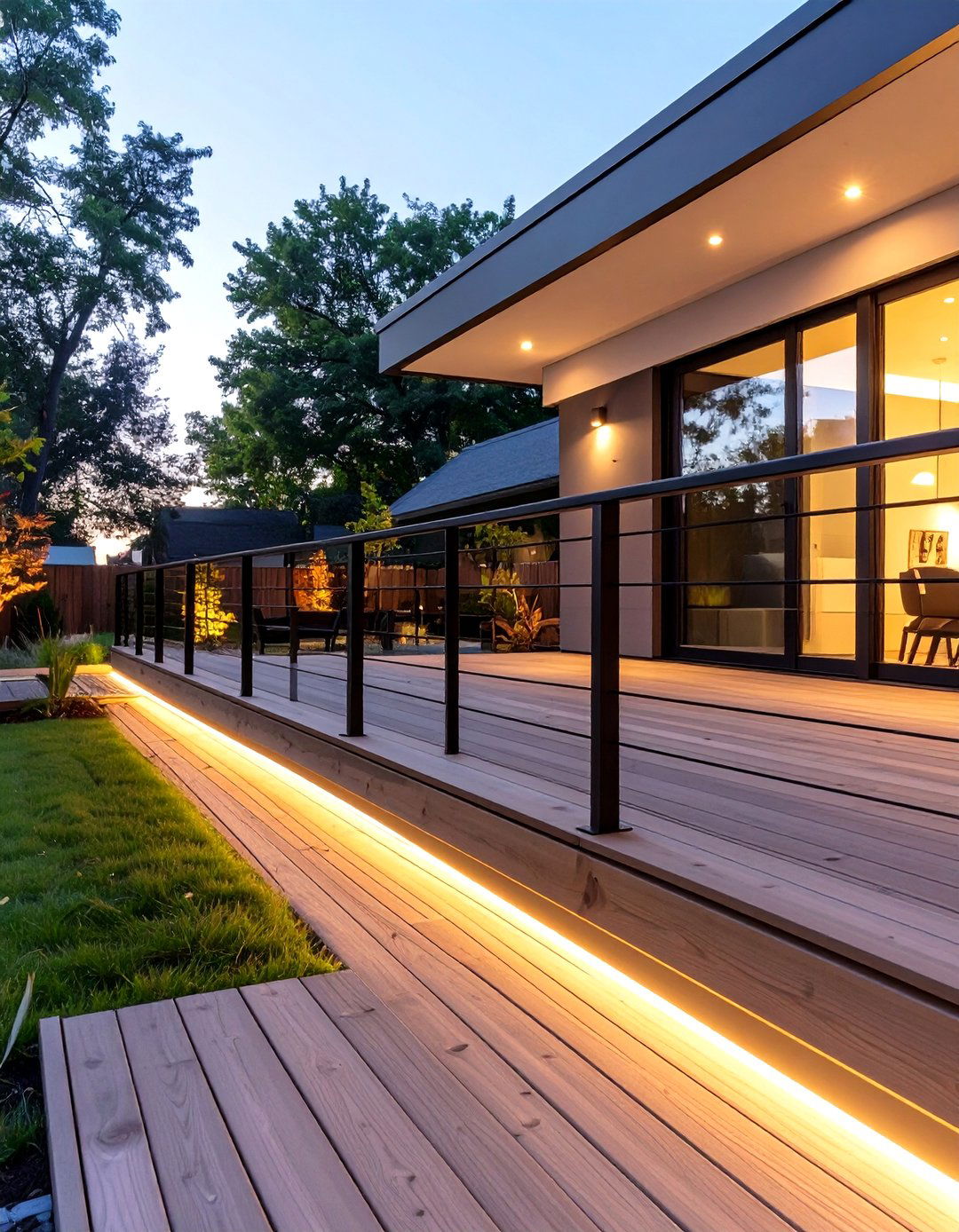 Motion Sensor Floodlights for Security - 30 outdoor house lighting ideas
