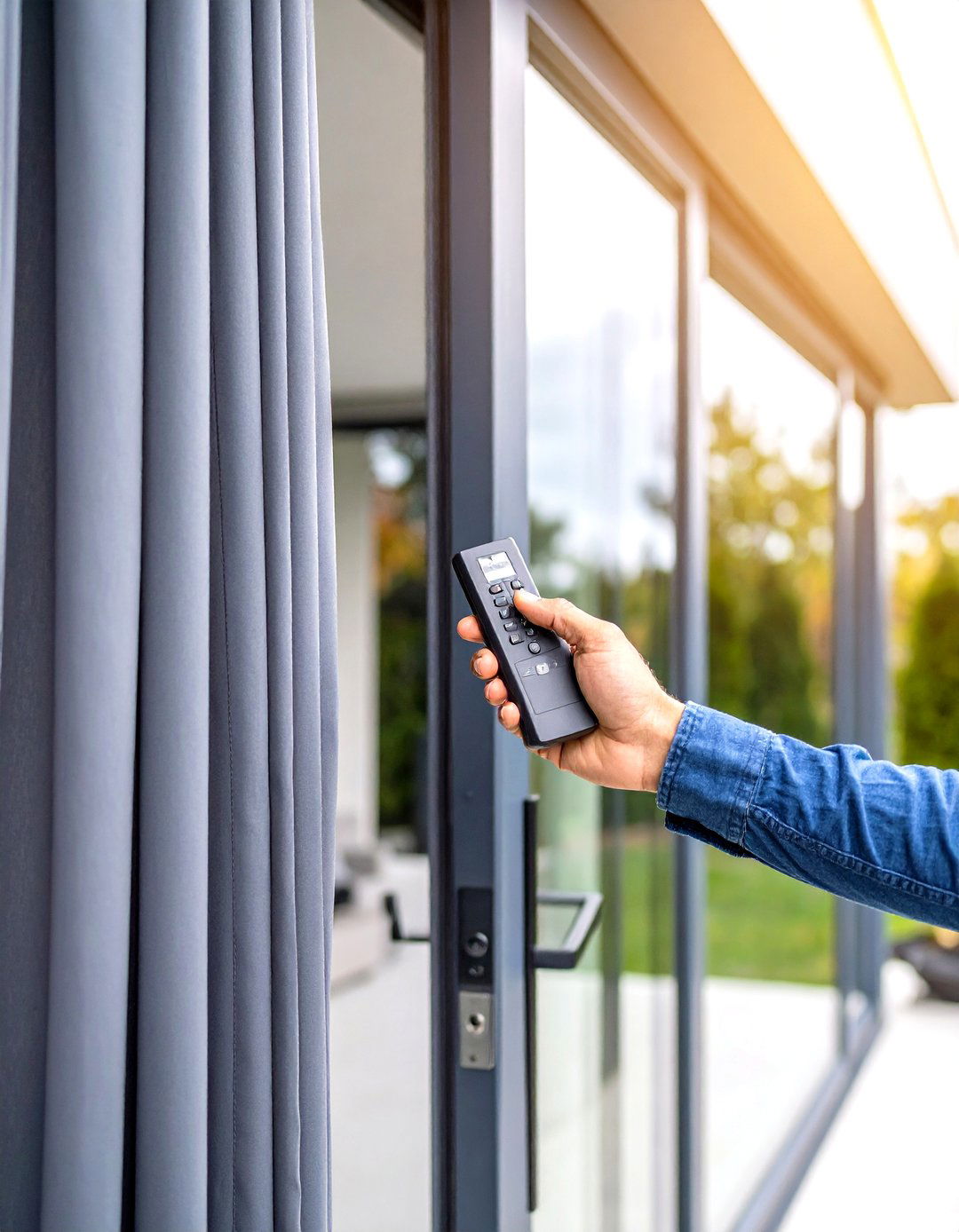 Motorized Patio Curtains for Ultimate Convenience - 30 patio curtain ideas