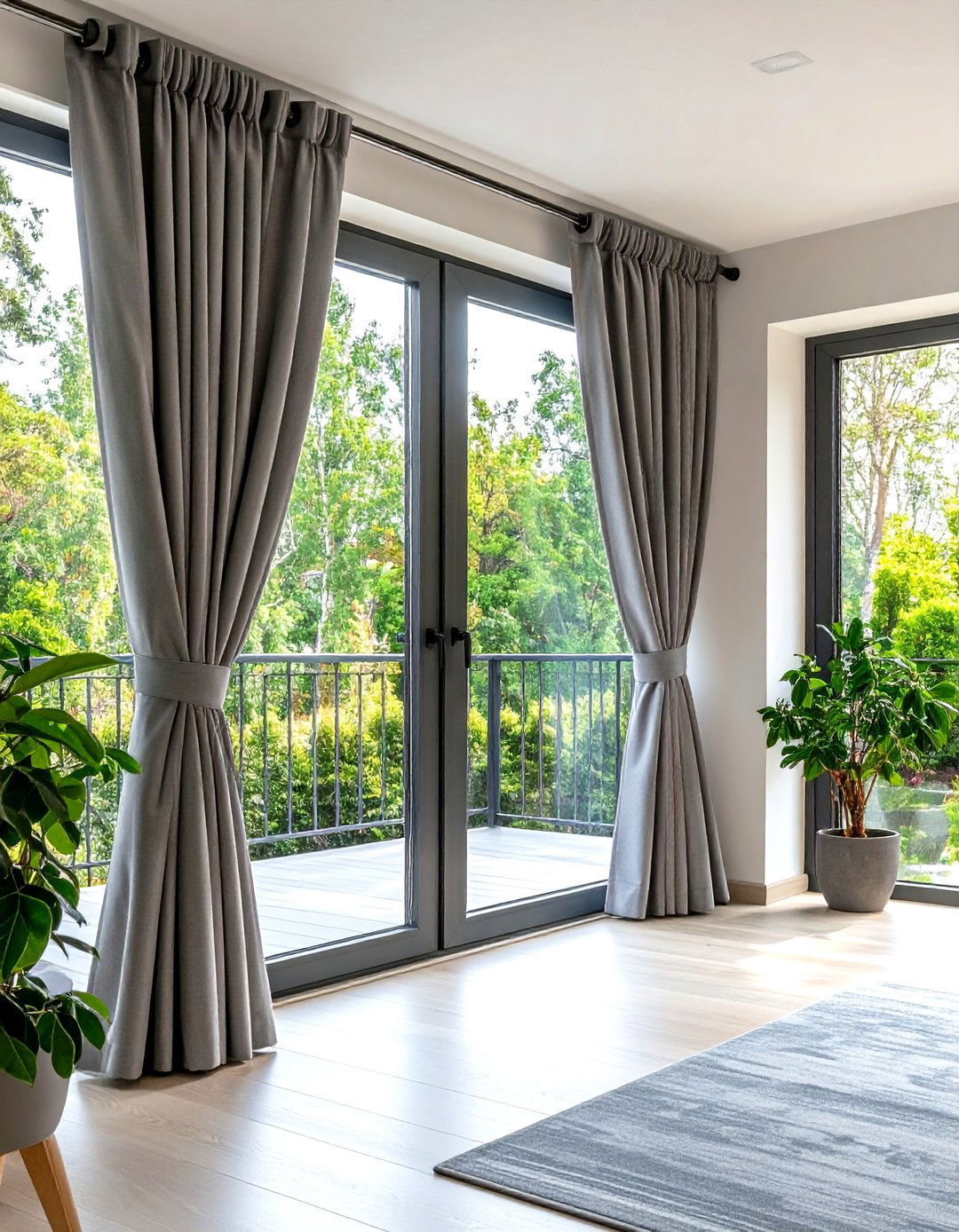 Motorized Patio Door Curtains - 30 patio door curtain ideas