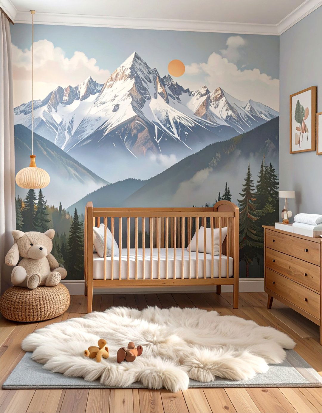 Mountain Adventure Bedroom - 30 baby girl bedroom ideas