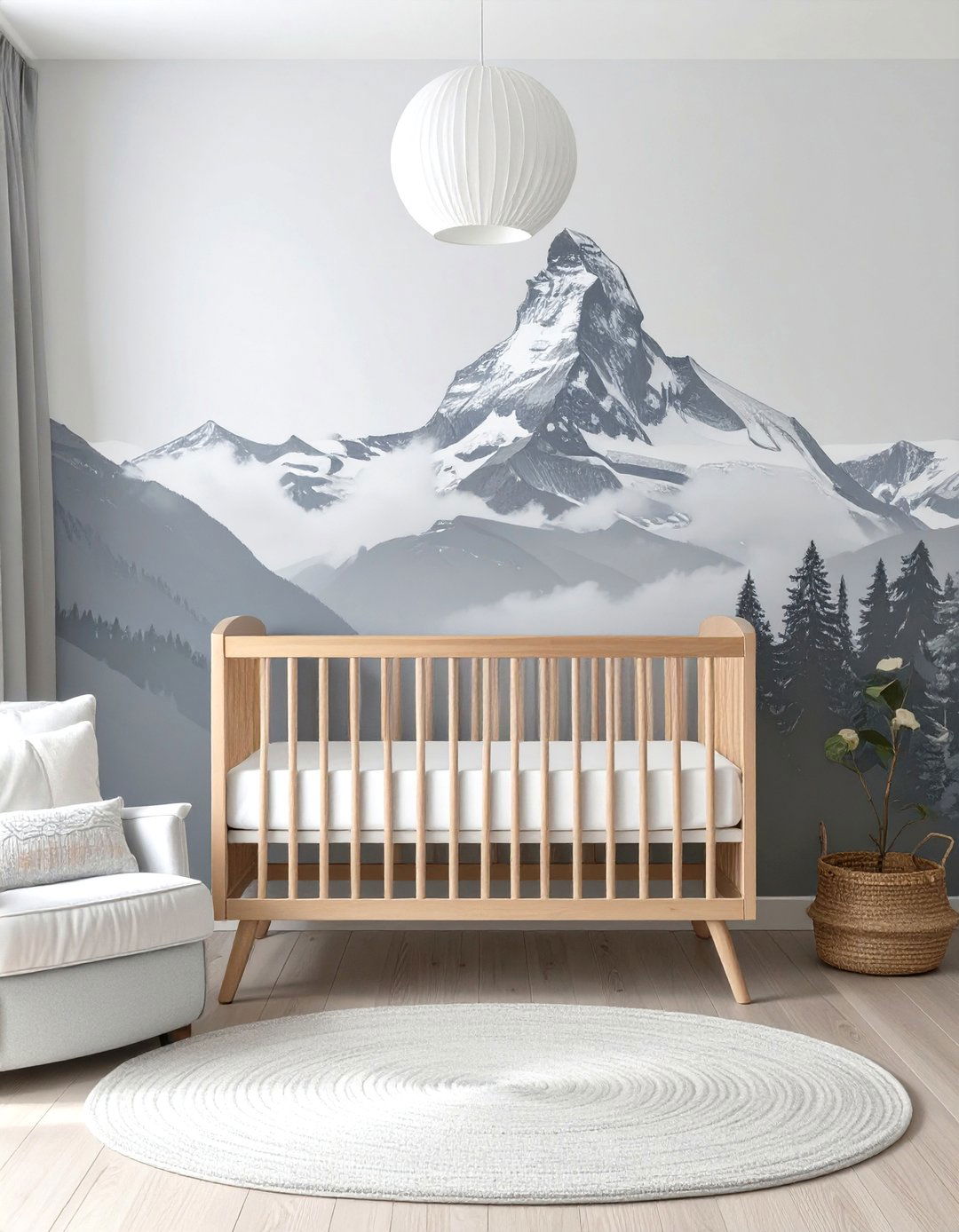 Mountain Adventure Nursery - 30 nursery ideas neutral