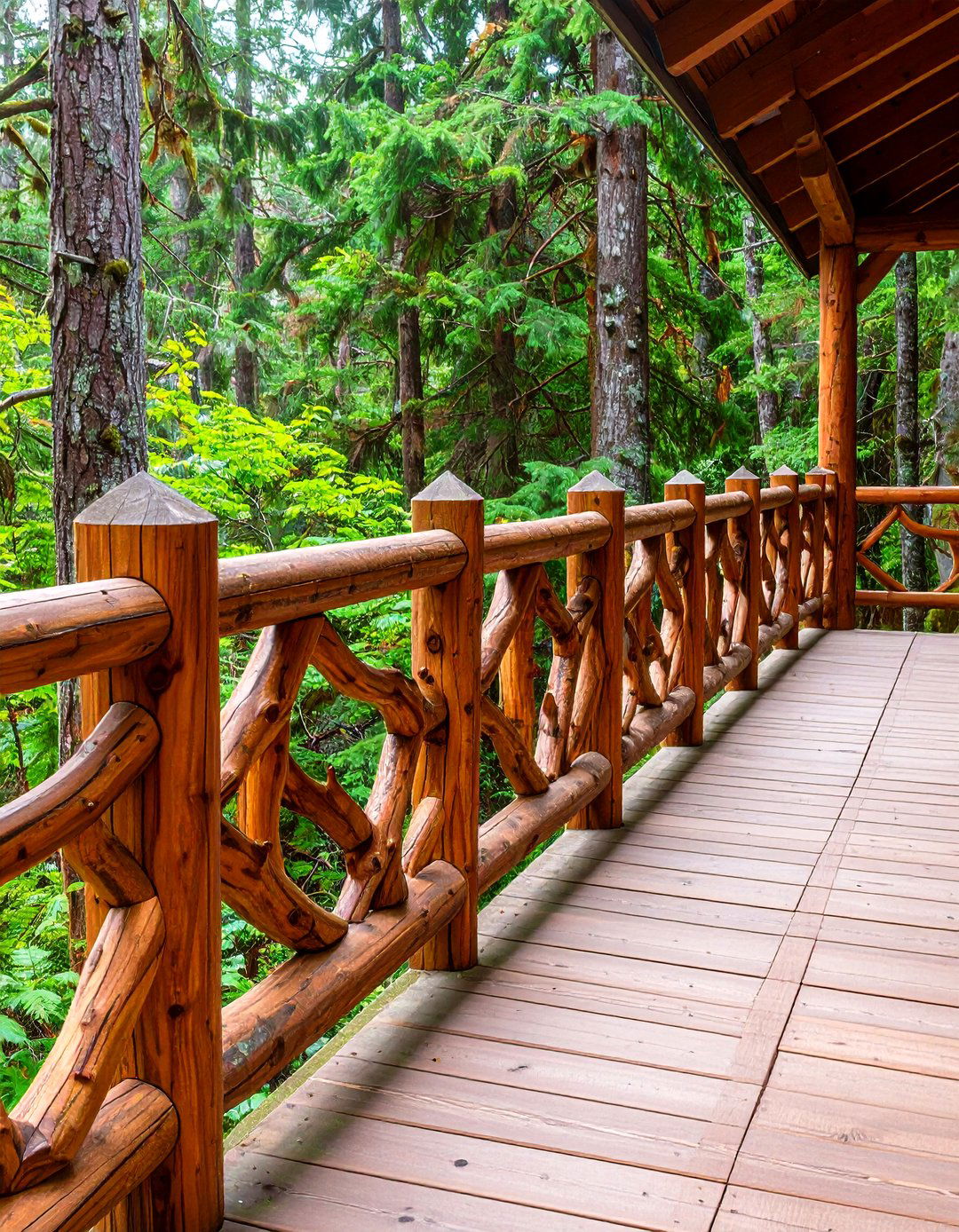 Mountain Laurel Branch Deck Rails - 30 deck rails ideas