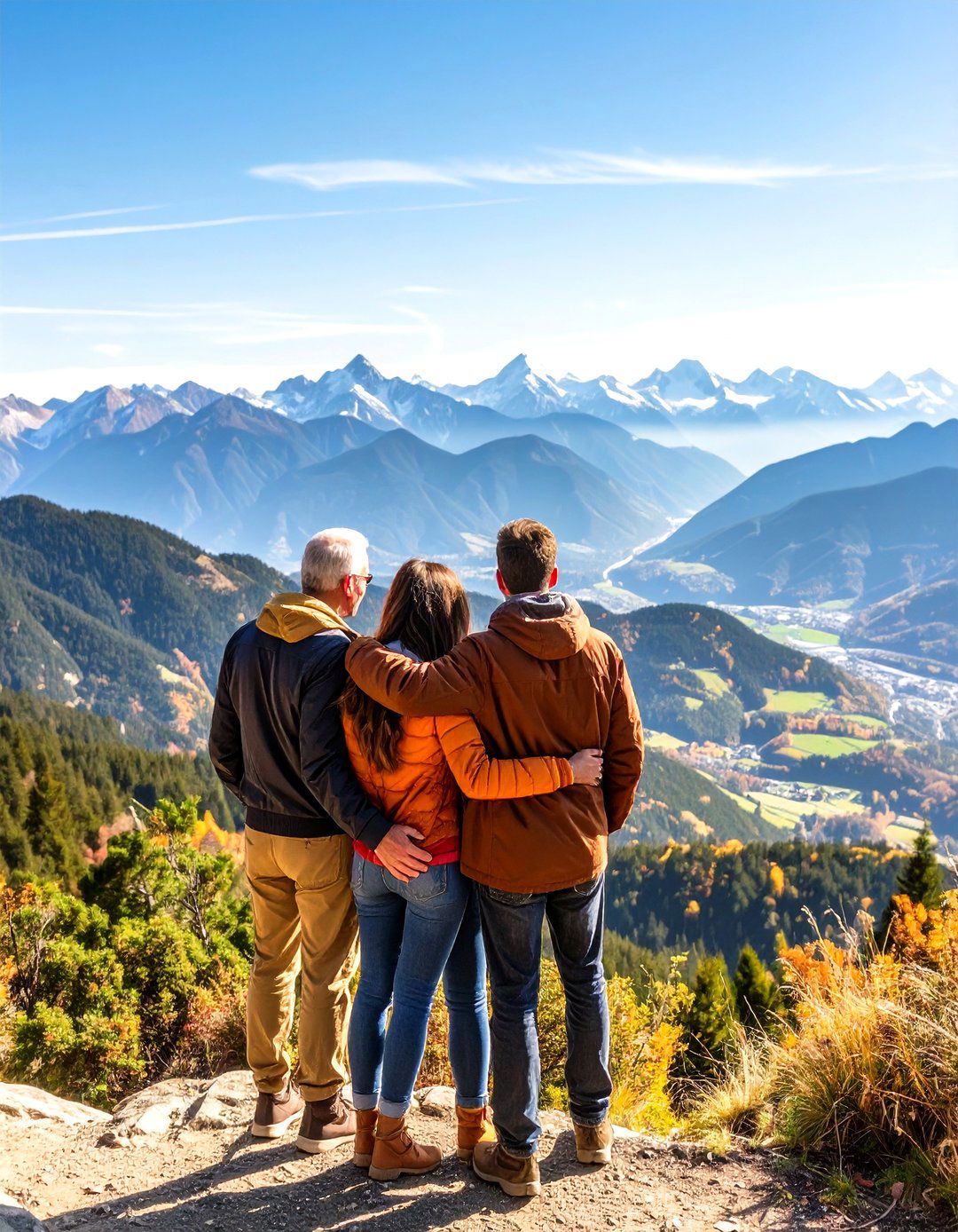 Mountain Overlook Family Photos - 30 outdoor family photo ideas