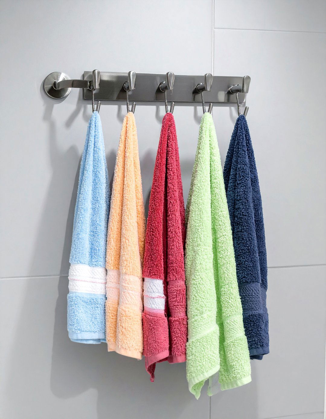 Multi Arm Swing Out Towel Bar - 30 bathroom towel rack ideas