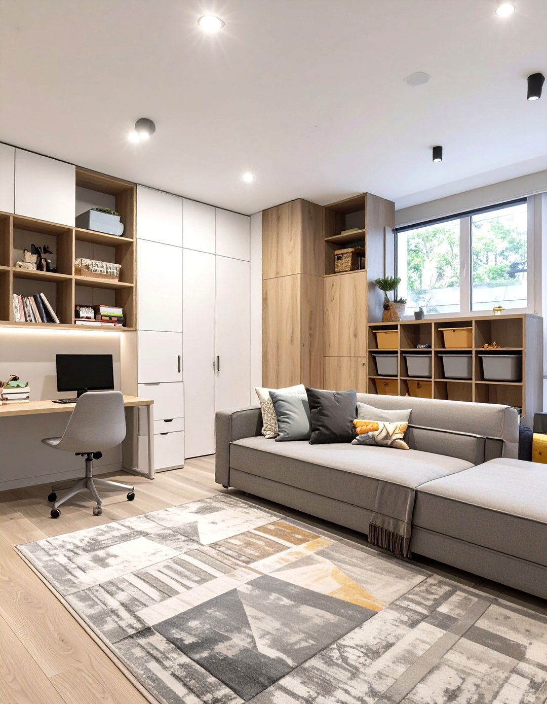 Multi Functional Family Room - 30 modern family room ideas