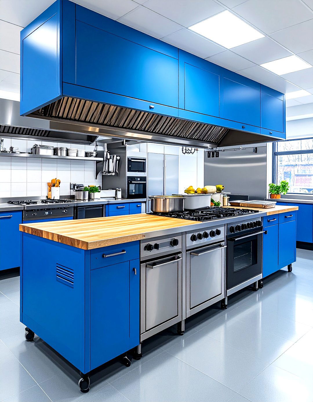 Multi Functional Prep Stations - 30 restaurant kitchen design ideas