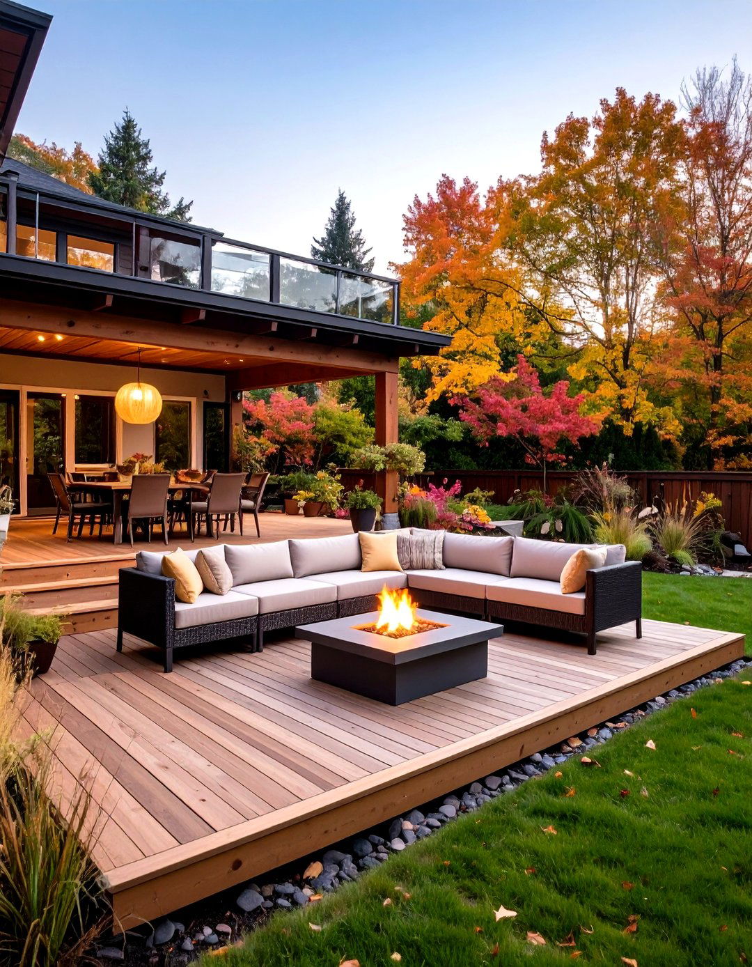 Multi Level Deck Seating - 30 outdoor sitting area ideas