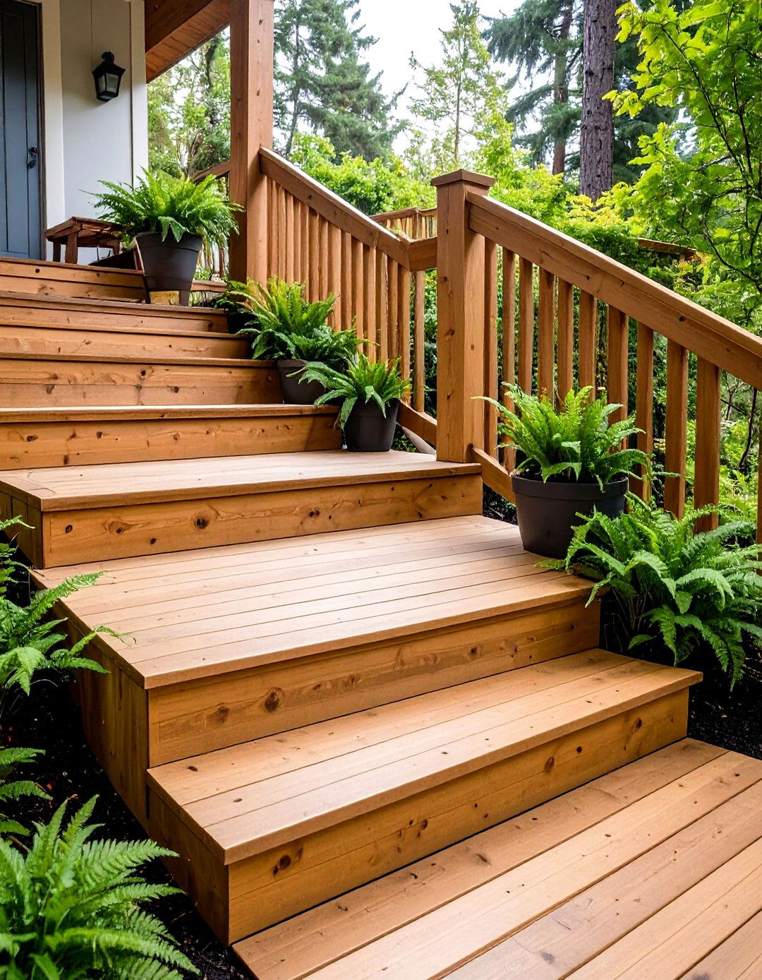 Multi Level Deck Steps and Landings - 30 deck steps ideas