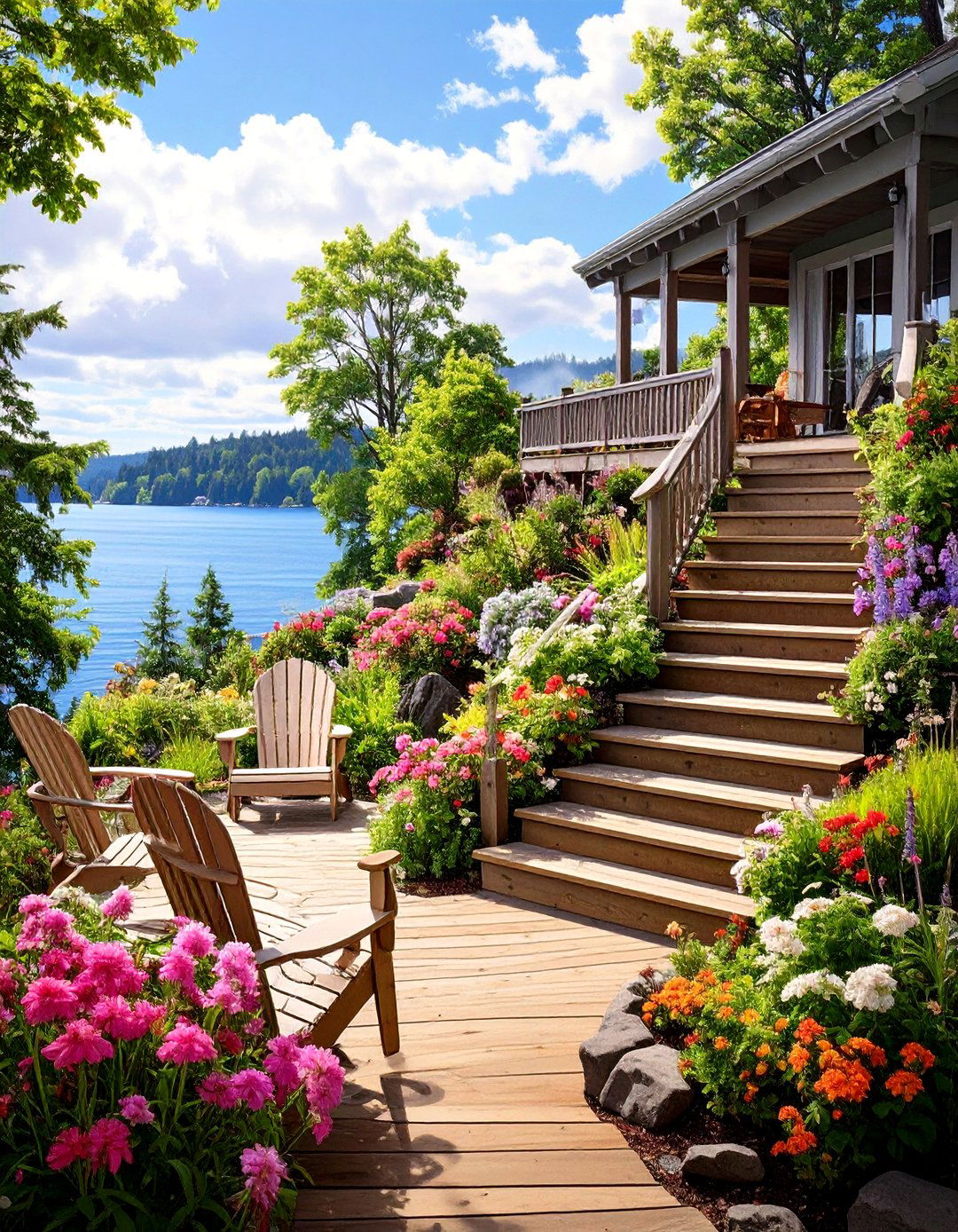 Multi Level Outdoor Deck Steps - 30 outdoor deck steps ideas