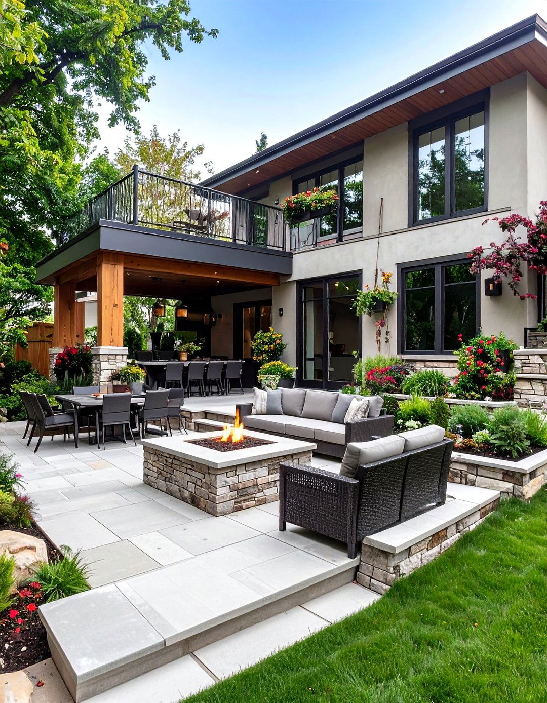 Multi Level Patio Extension - 30 patio extension ideas
