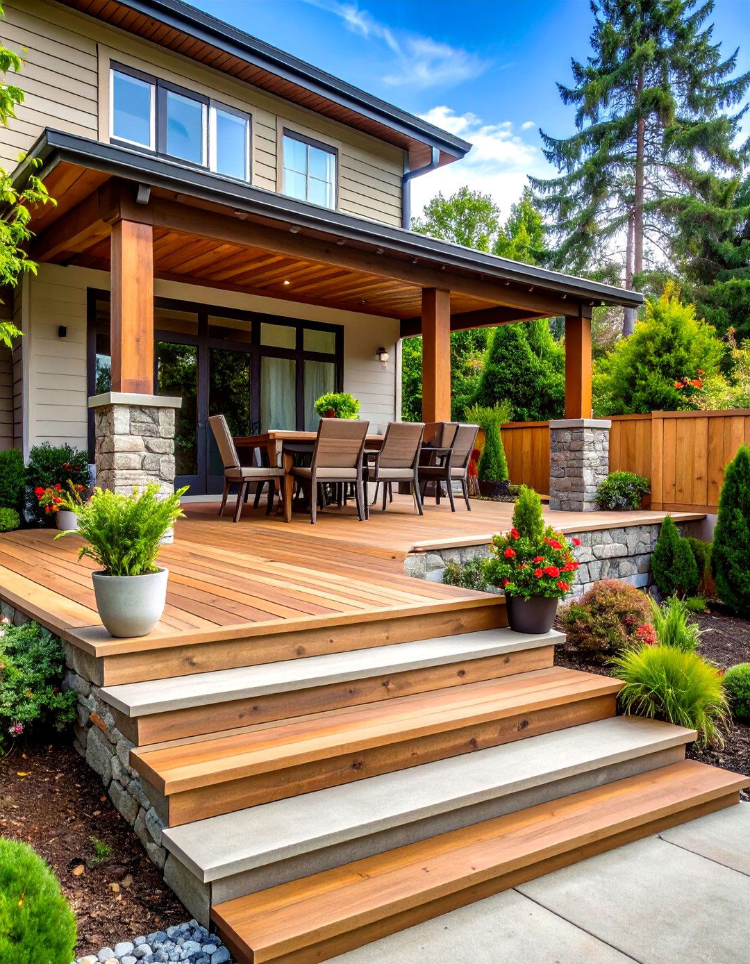 Multi Level Patio Layout - 30 patio layout ideas