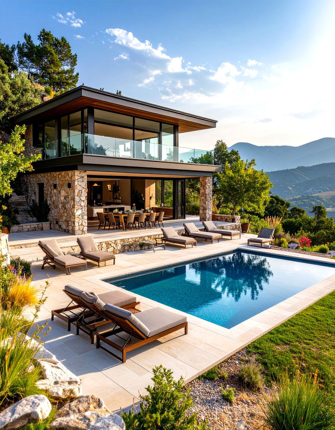 Multi Level Pool Patio - 30 pool patio ideas
