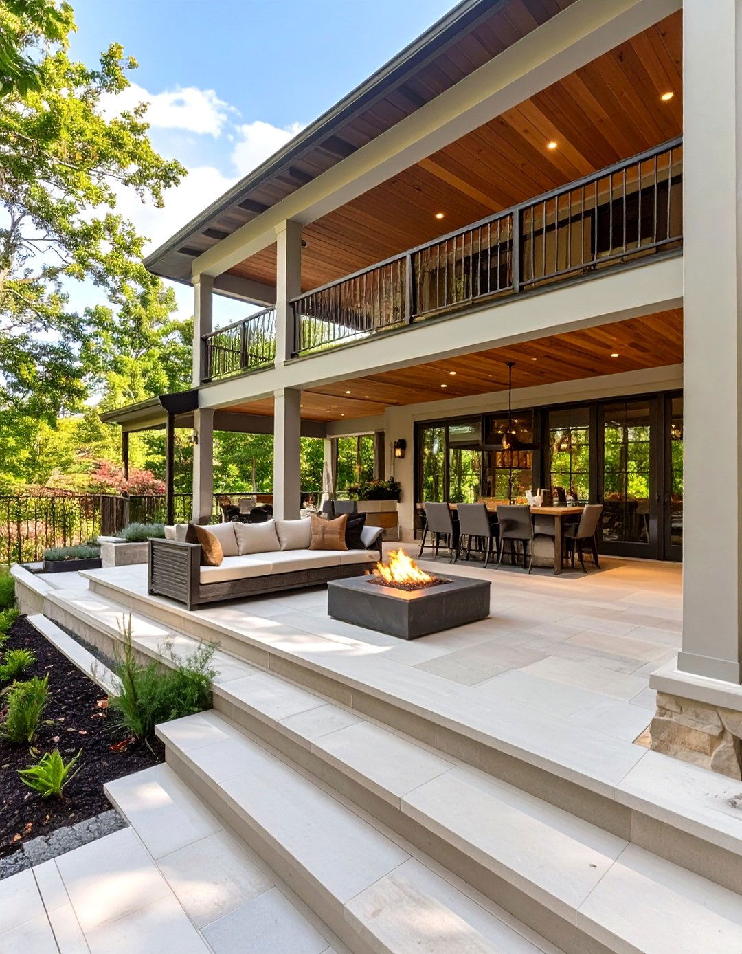 Multi Level Porch Design - 30 covered back porch ideas