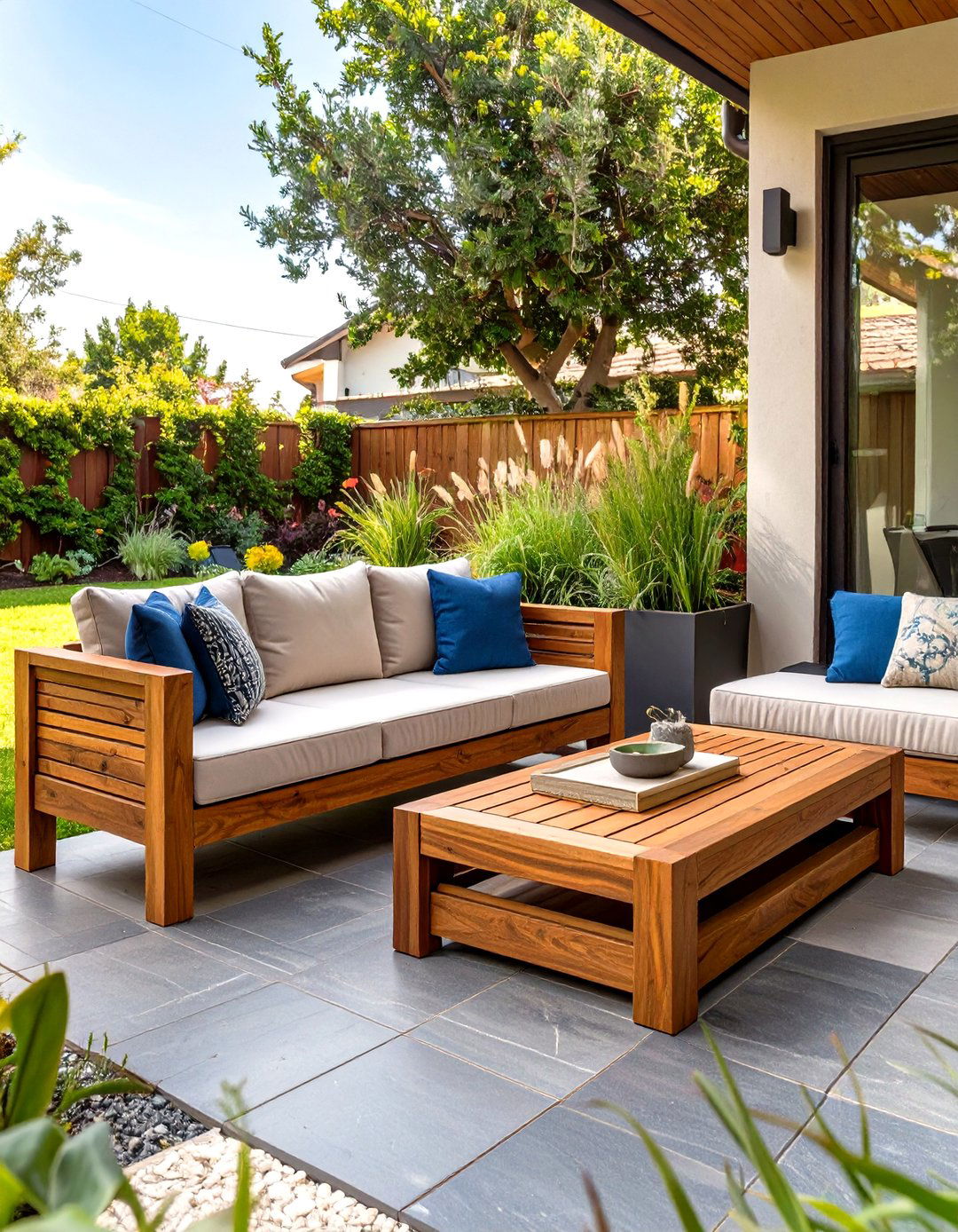 Multifunctional Outdoor Furniture - 30 small backyard landscape ideas