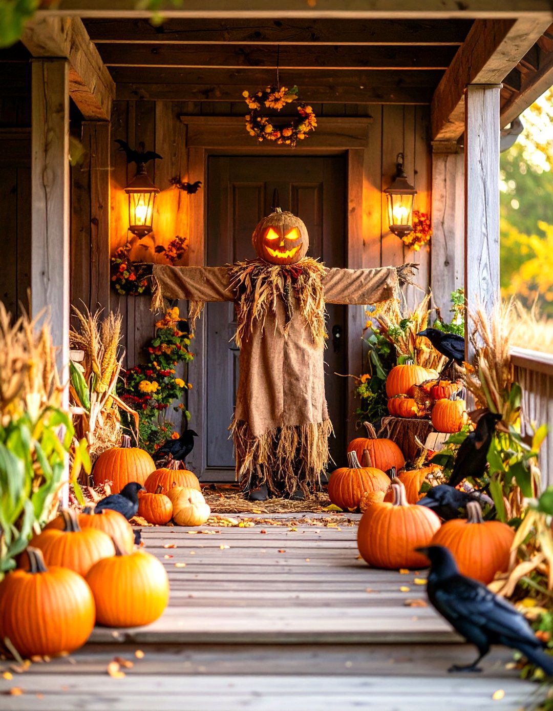 Murder Mystery Porch - 30 halloween porch ideas