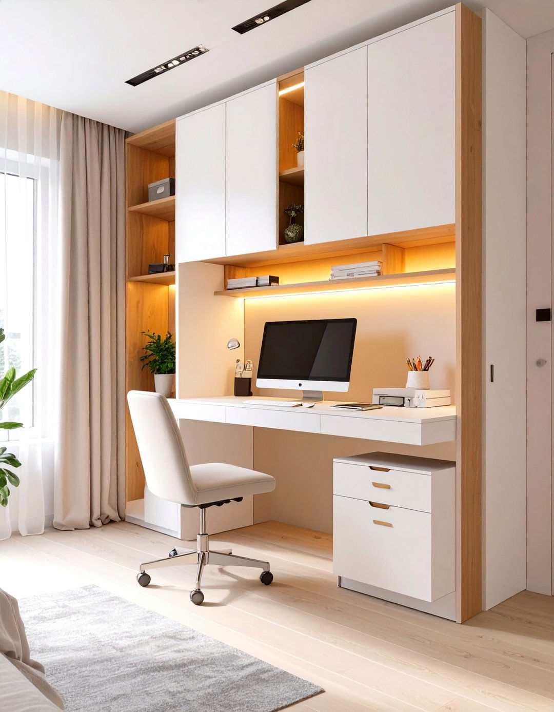 Murphy Desk Small Office - 30 small office ideas for work