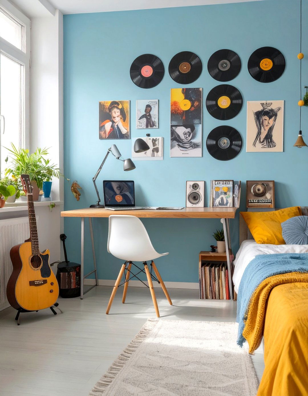 Music Lovers Lounge Dorm Room - 30 dorm room inspiration