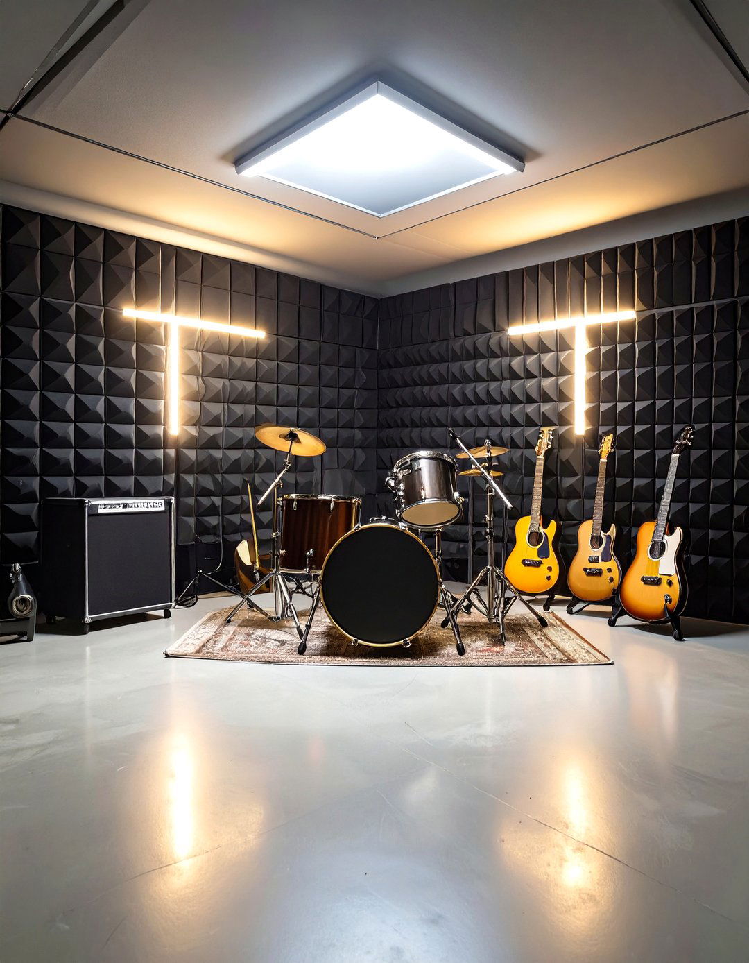 Music and Band Rehearsal Space - 30 cool garage makeover ideas