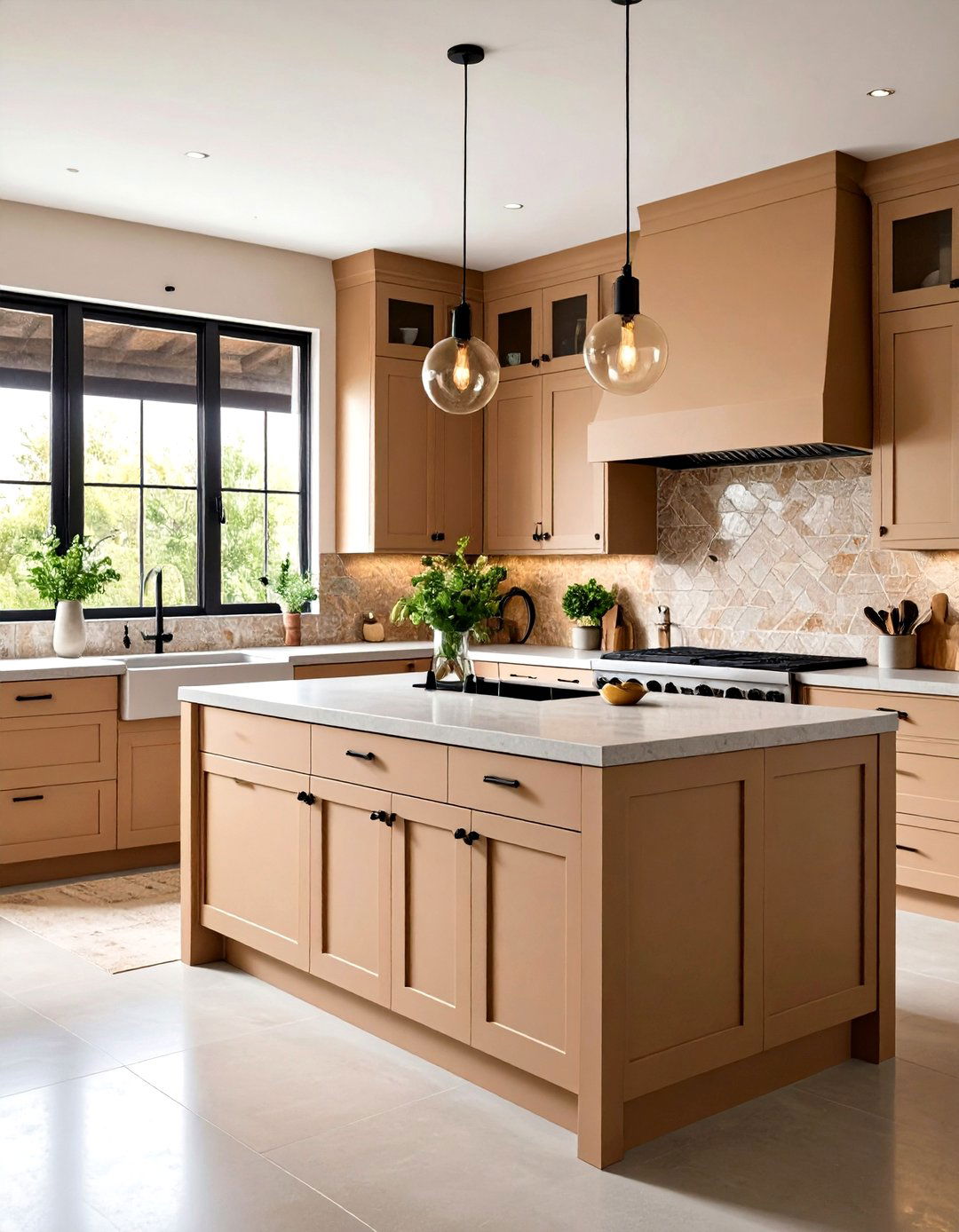 Muted Clay Kitchen Cabinets - 30 kitchen cabinet colors ideas