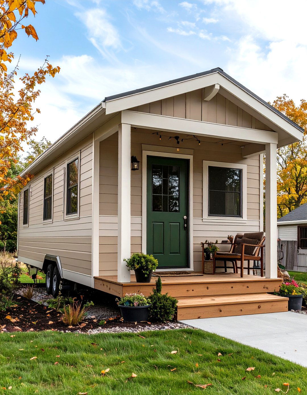 Muted Clay and Taupe - 30 exterior paint mobile home paint color ideas