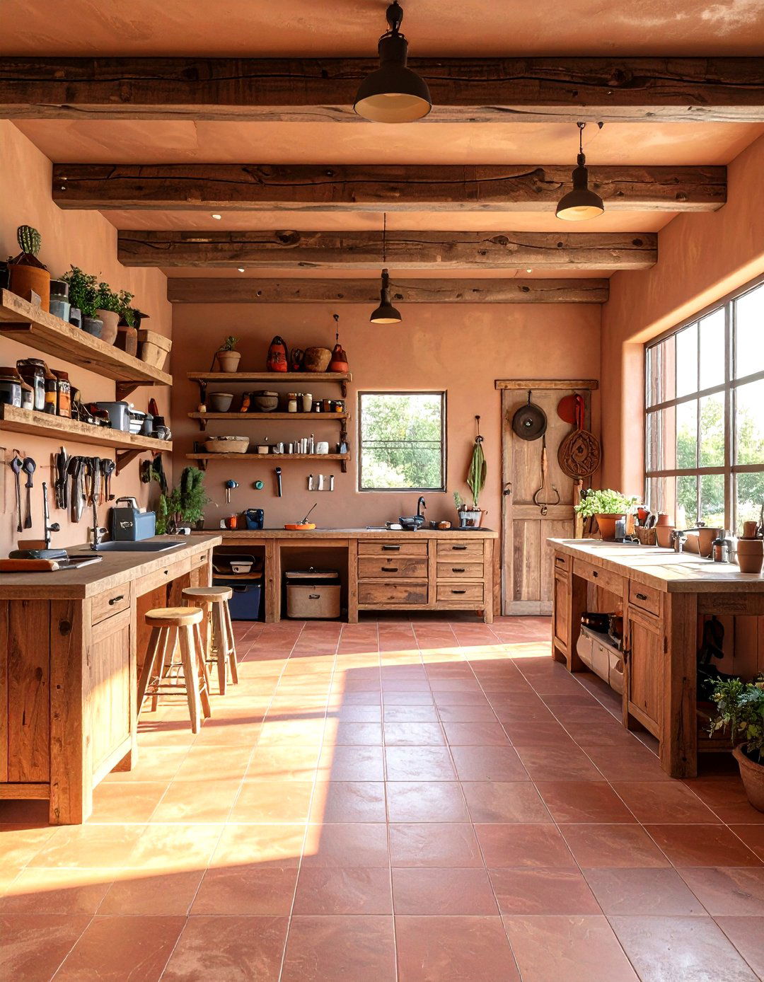 Muted Clay for a Southwestern Style - 30 garage paint color ideas