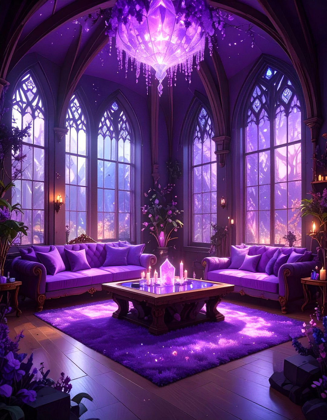 Mystical Enchanting Room - 30 minecraft living room ideas