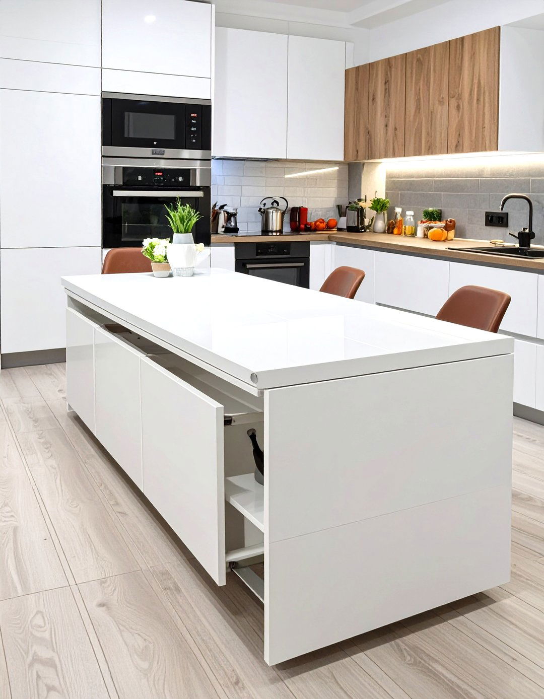 Narrow Console to Dining Kitchen Table - 30 what are space-saving kitchen table ideas ideas