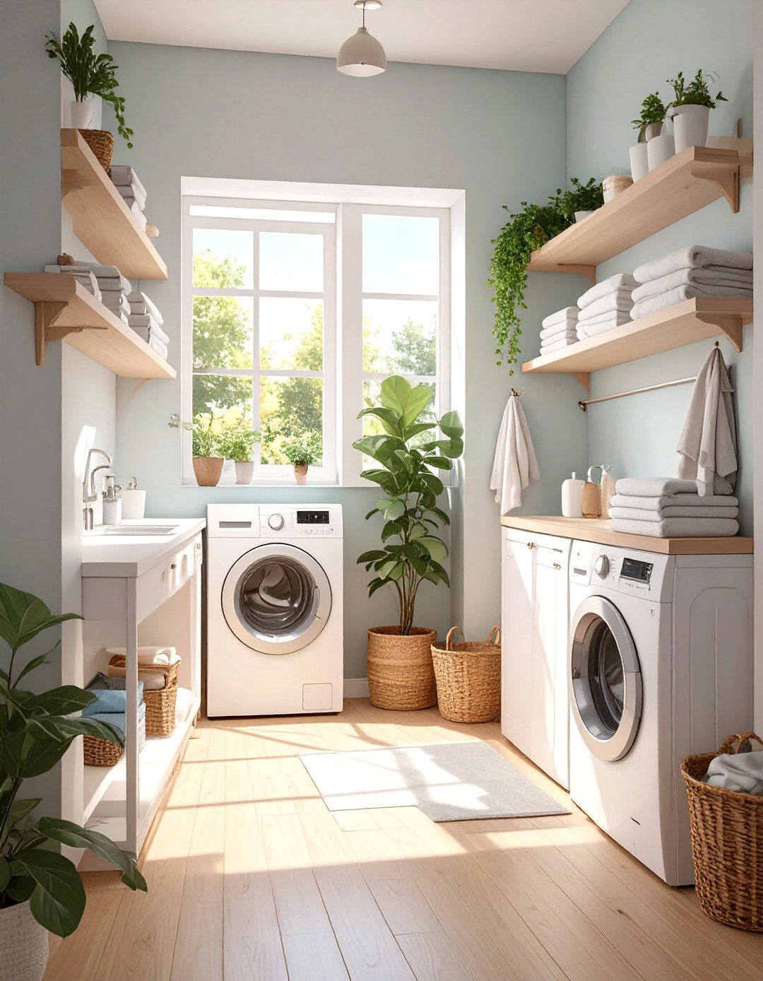 Narrow Hallway Small Laundry Room Design - 30 small laundry room design ideas