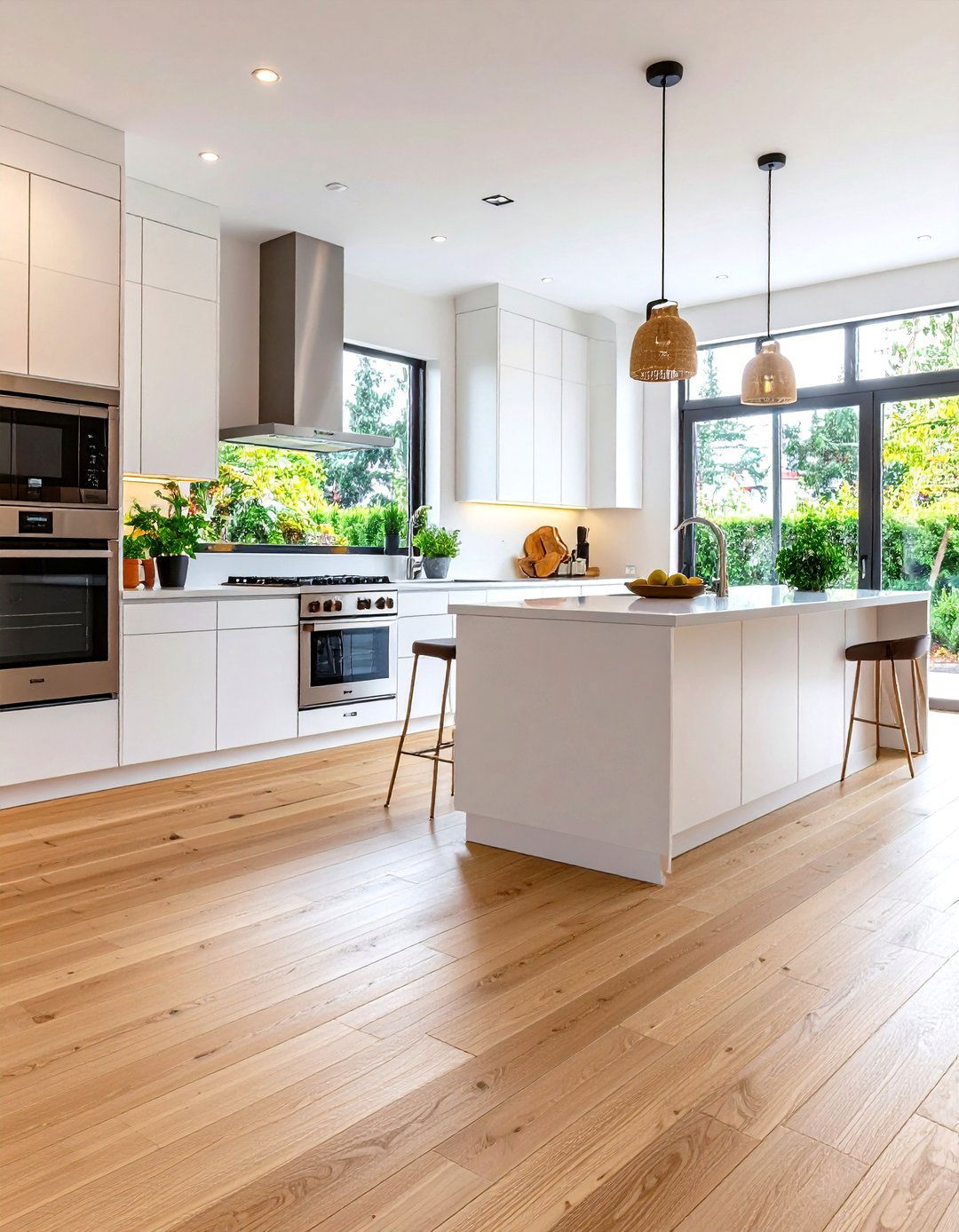 Natural Bamboo Strand Flooring - 30 kitchen floor tile ideas