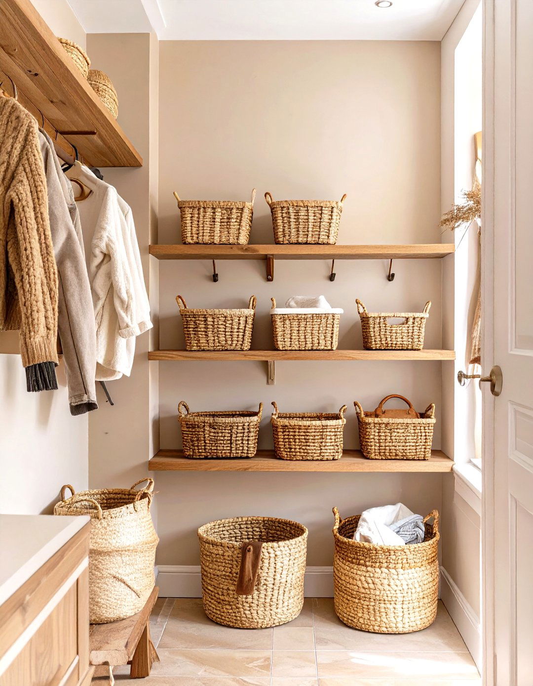 Natural Beige Tones - 30 broom wall color ideas