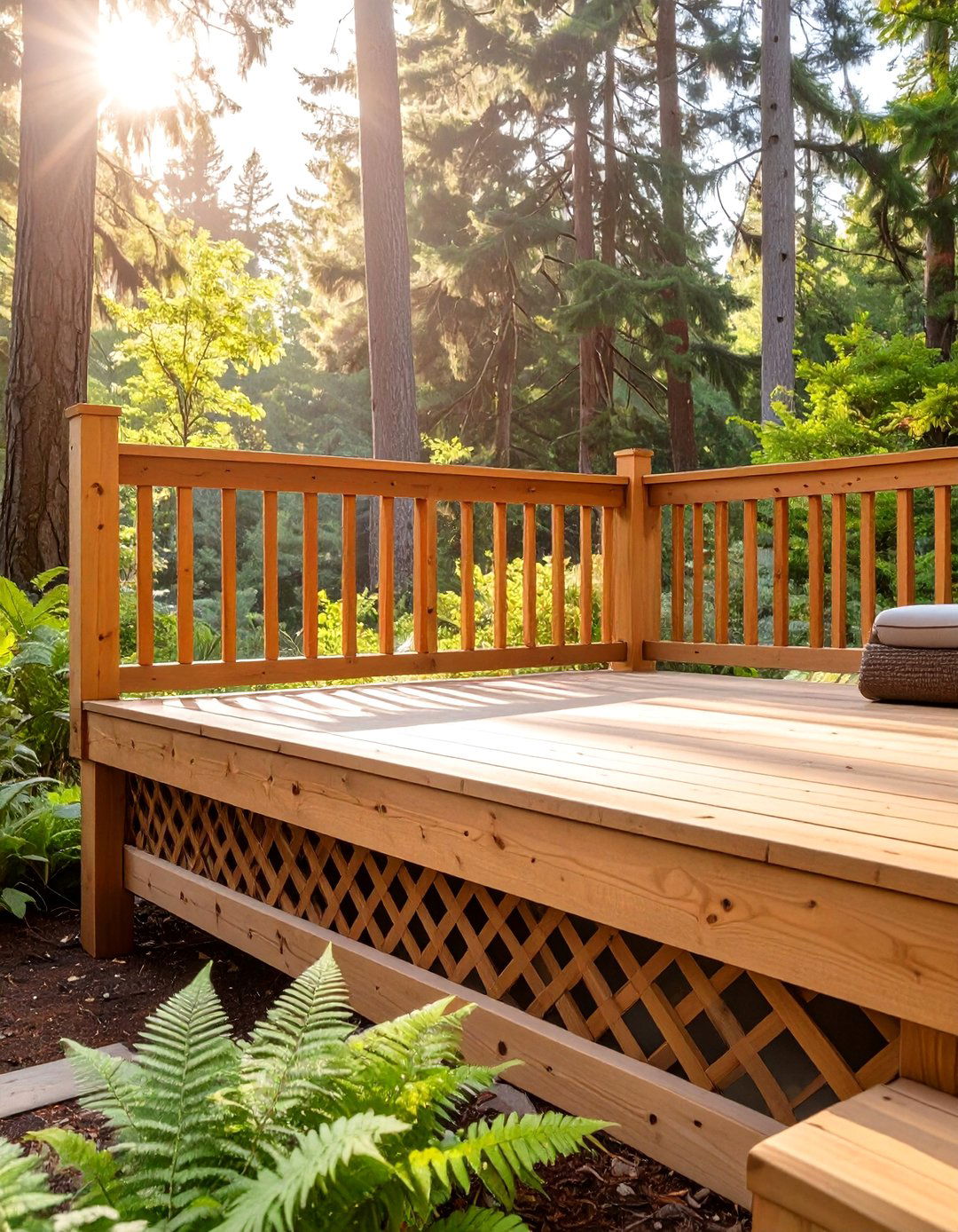 30 Deck Lattice Ideas for Privacy and Better Storage - We Love Home Blog