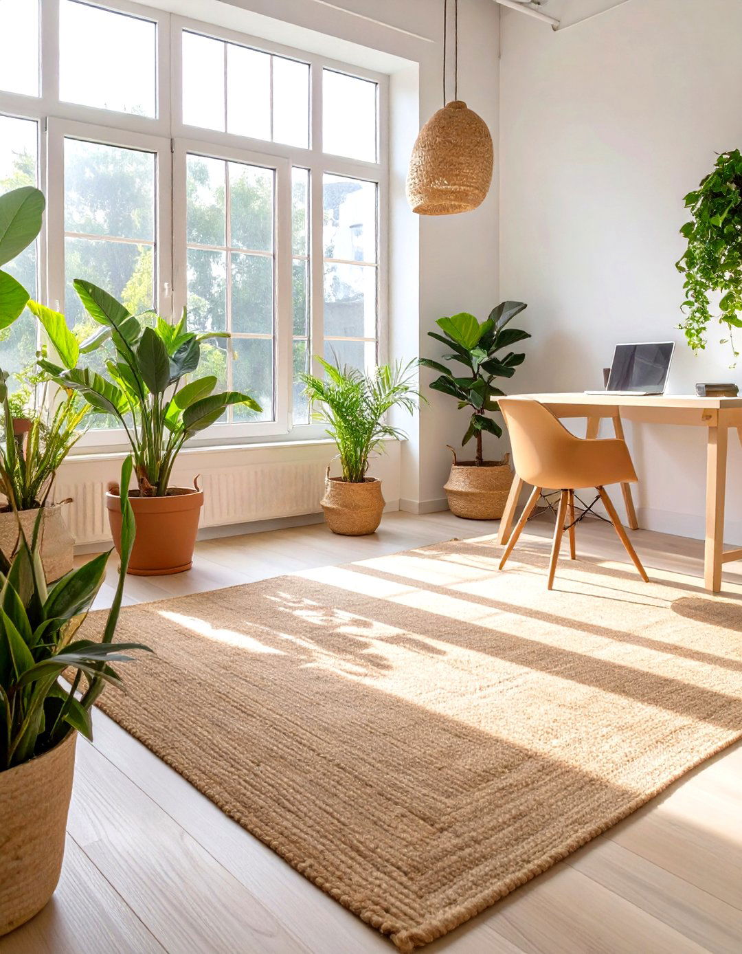 Natural Fiber Office Rug - 30 office rug ideas