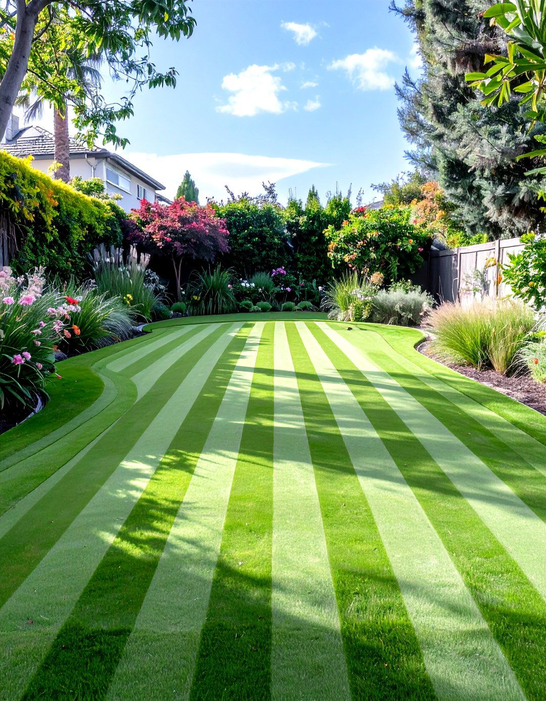 Natural Grass Small Backyard Putting Green - 30 small backyard putting green ideas