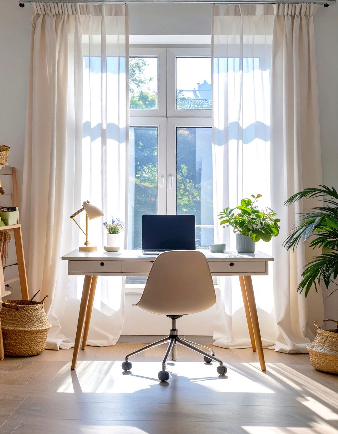 Natural Light Maximization - 30 small office decor ideas