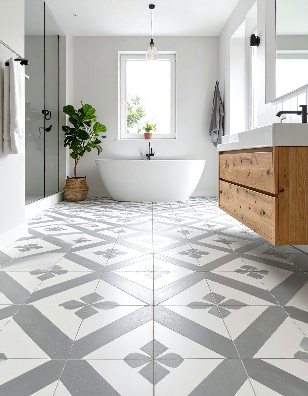 Natural Light as a Key Element - 30 scandinavian bathroom design ideas