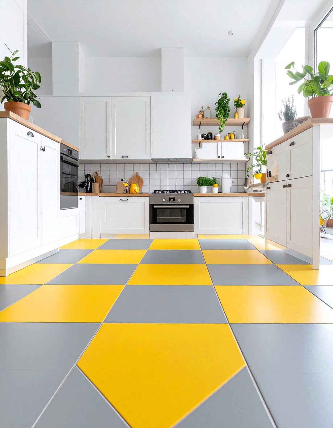 Natural Linoleum Flooring - 30 sustainable interior design ideas