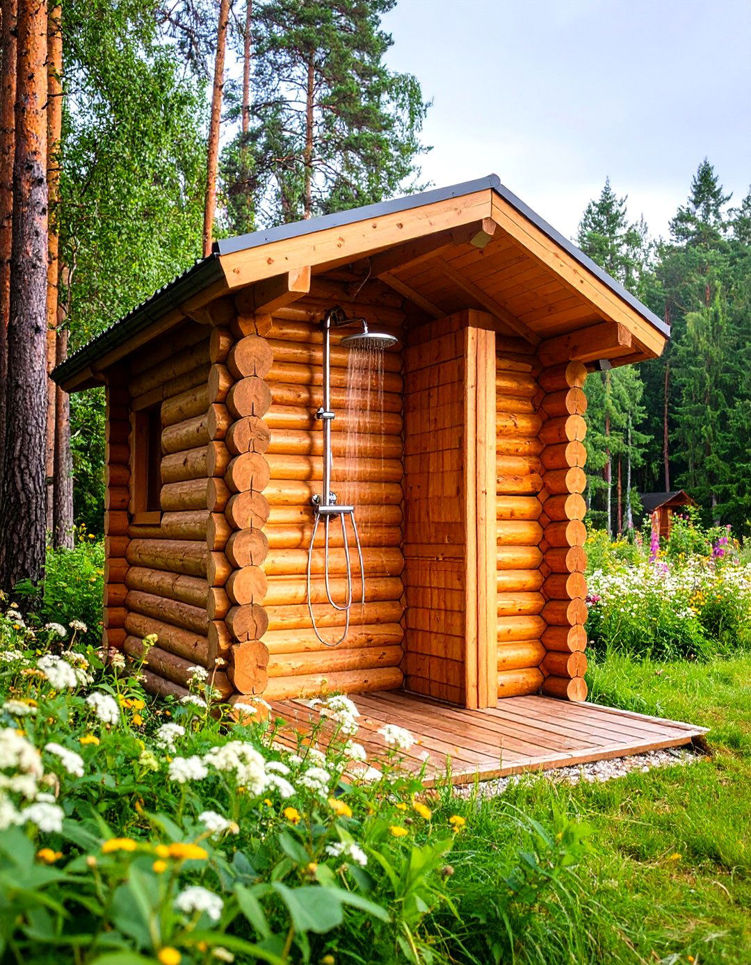 30 Outdoor Shower Enclosure Ideas for Ultimate Privacy