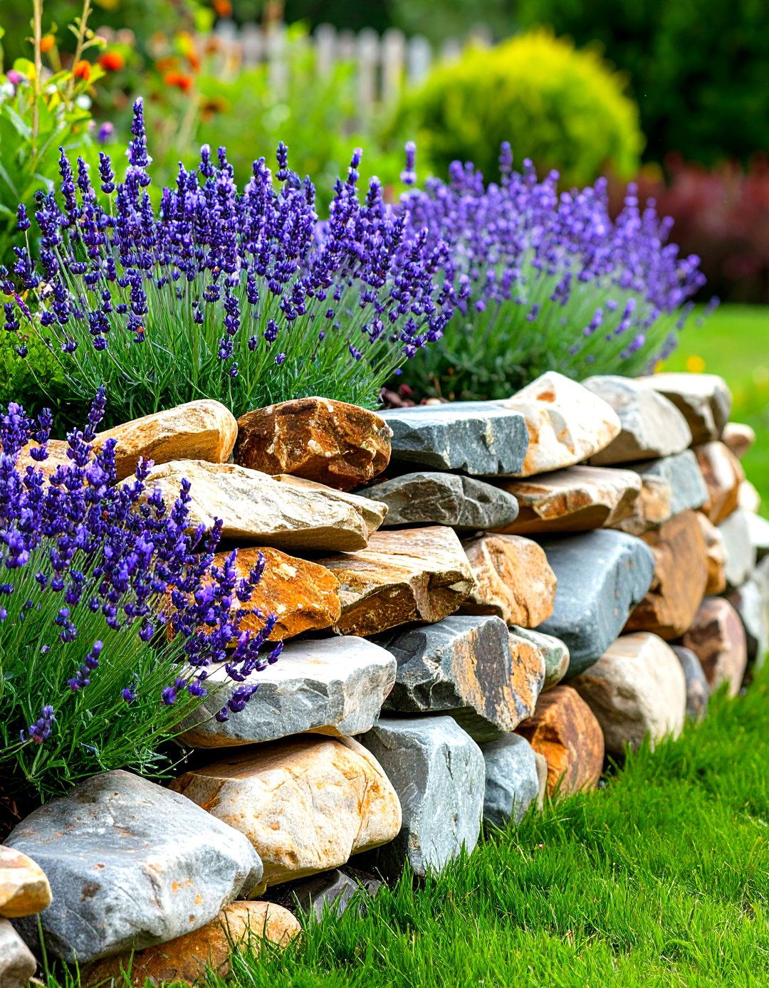 Natural Rock Raised Garden Bed - 30 inexpensive raised garden bed ideas